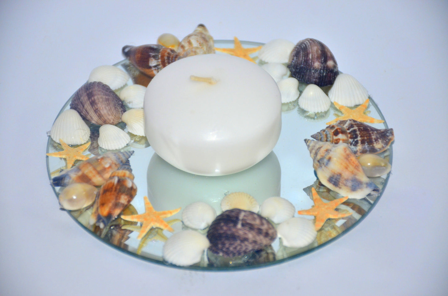 Mirror candle plate,candle stand, pillar candle plate,votive holder, Table centerpiece, bedroom decor,party decor,New year deco ,engagement