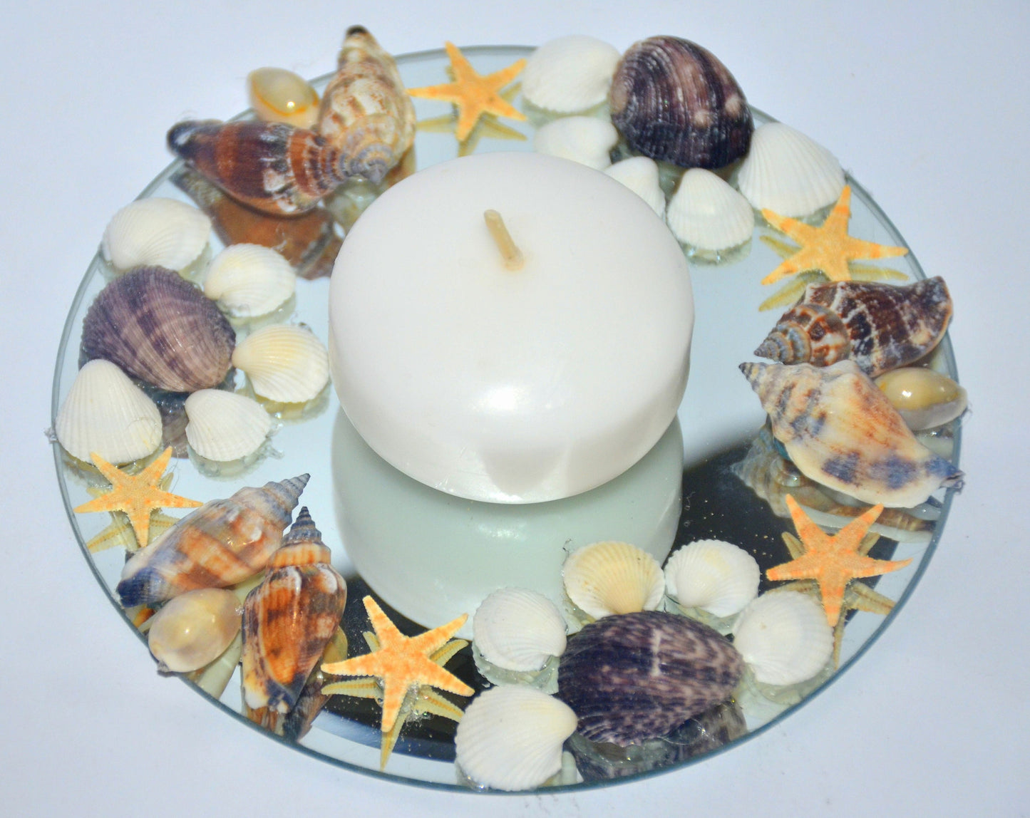 Mirror candle plate,candle stand, pillar candle plate,votive holder, Table centerpiece, bedroom decor,party decor,New year deco ,engagement