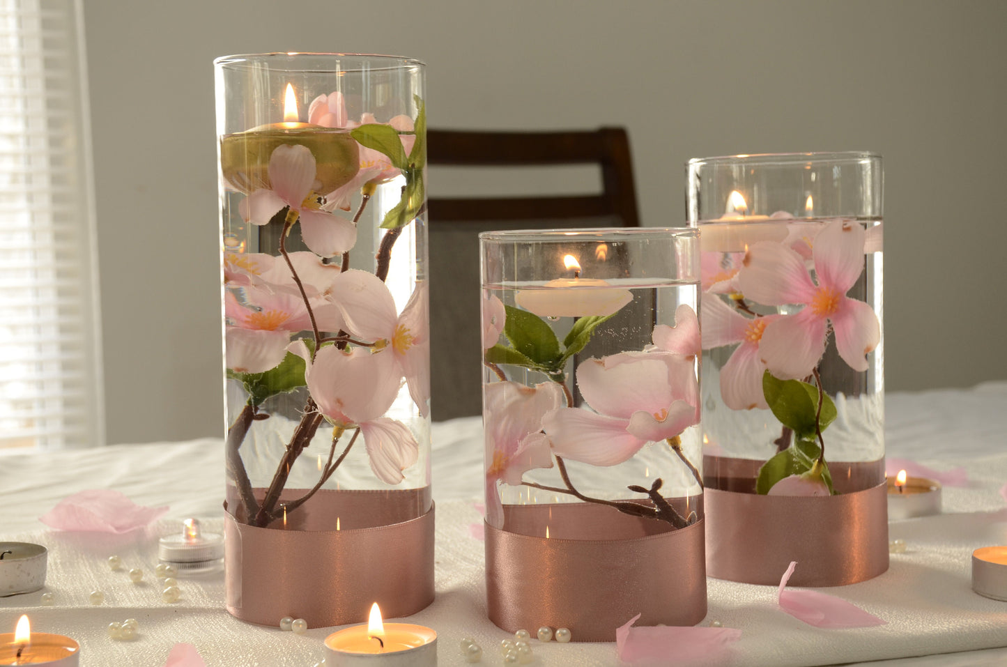 Wedding Floral Decor, Elegant Silk Wedding Floral Arrangement, Wedding Centerpiece, Bedroom Decor, Floral Display, , Romantic Bedroom Decor,