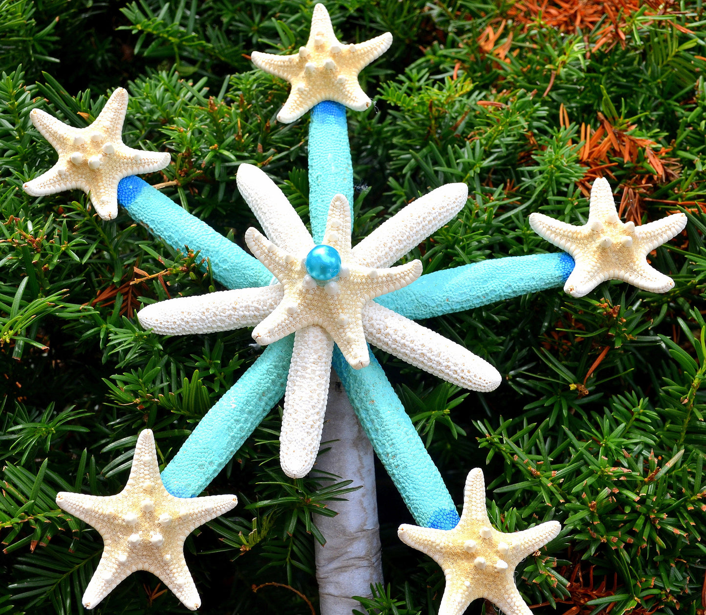 Christmas Tree Topper/Tree Top,Coastal Tree Topper, Beach Tree Topper, Starfish Tree Topper,Beach Christmas,Tree Topper,Nautical Tree Topper