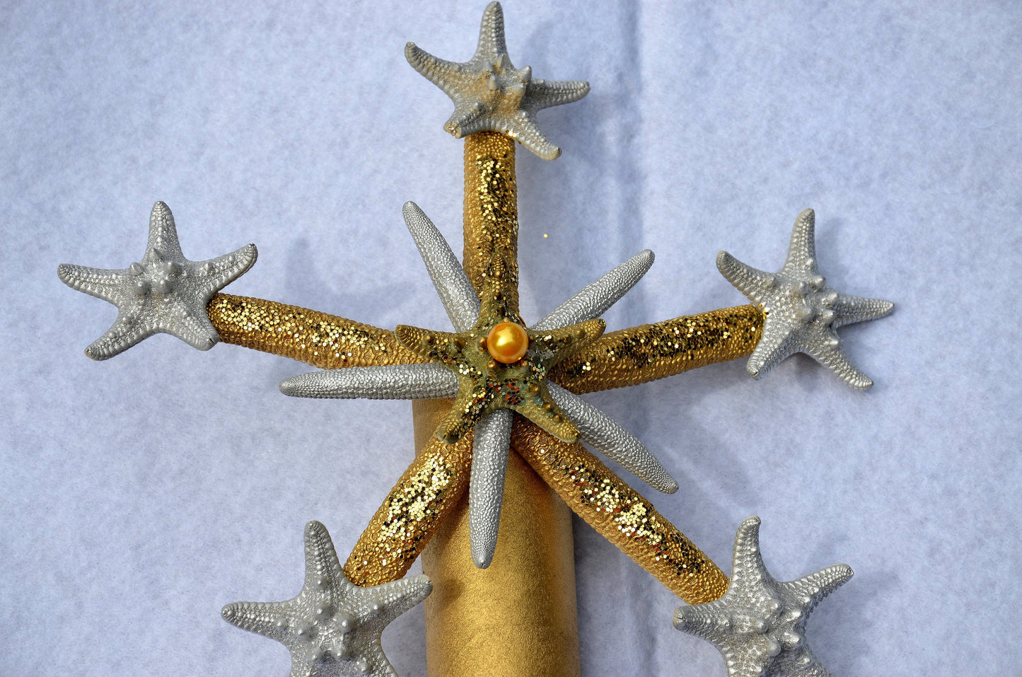 Christmas Tree Topper/Tree Top,Coastal Tree Topper, Beach Tree Topper, Starfish Tree Topper,Beach Christmas,Tree Topper,Nautical Tree Topper