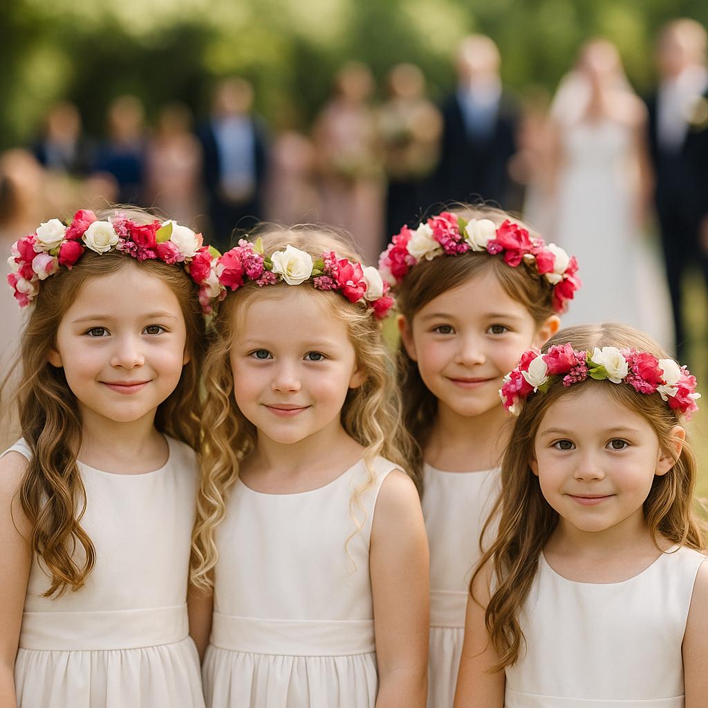Boho Flower Crown β Bridal Flower Tiara, Wedding Wreath, Half Head Floral Wreath, Boho Wedding Hairpiece, Flower Wedding Crown, Bridal Tiara