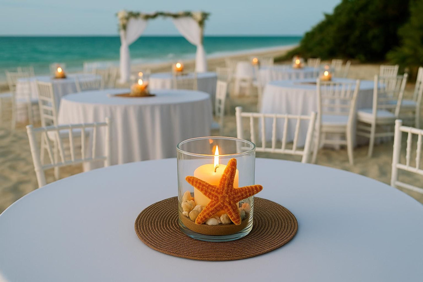 Beach Wedding, Nautical Wedding decor, Coastal wedding table , Wedding table decor, Wedding table centerpiece, Bedroom decor, Bathroom decor