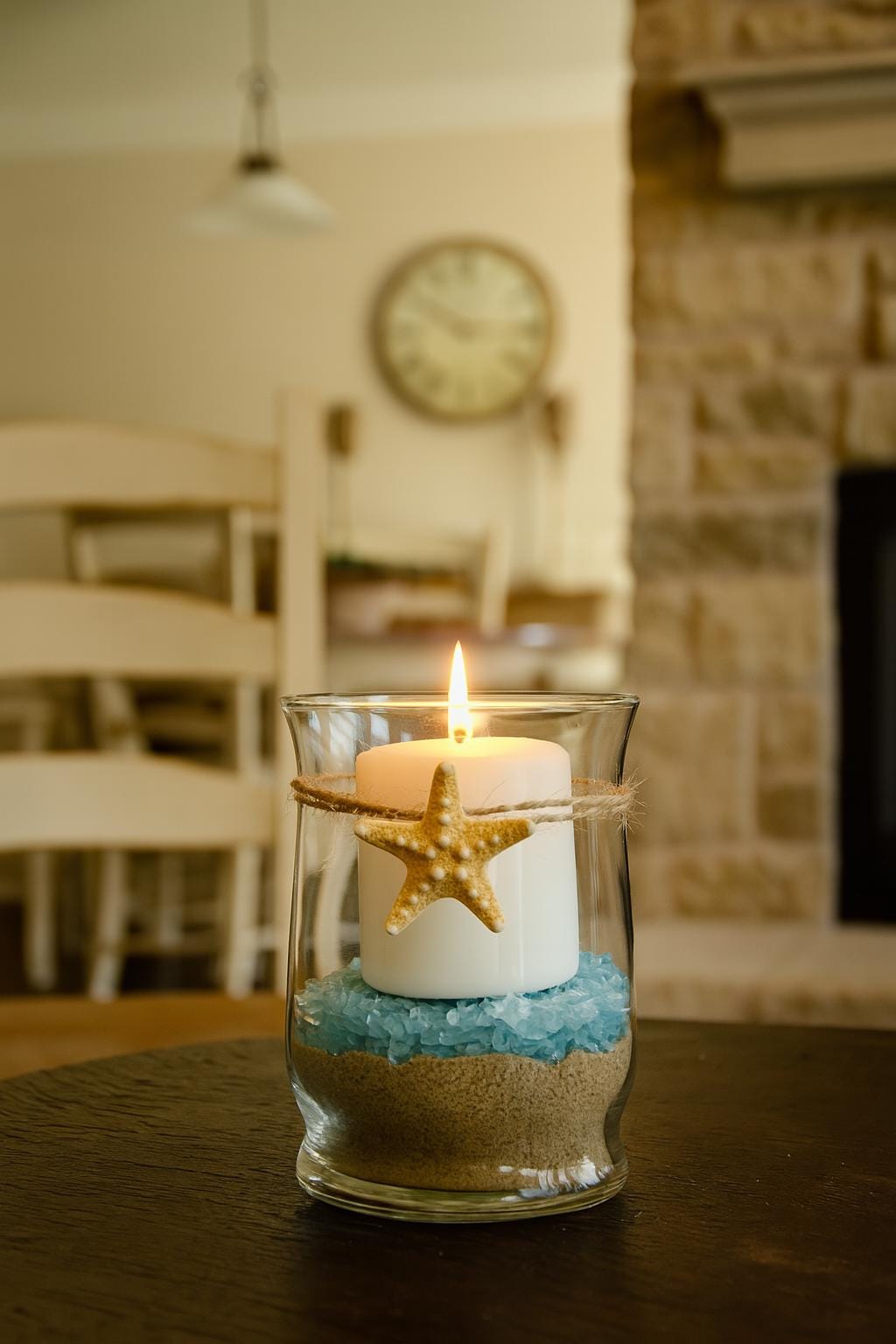 Beach Wedding Centerpiece, Nautical Decor Vase, Rustic Wedding Table Decor, Coastal Centerpiece, Beach House Decoration, Farmhouse decor