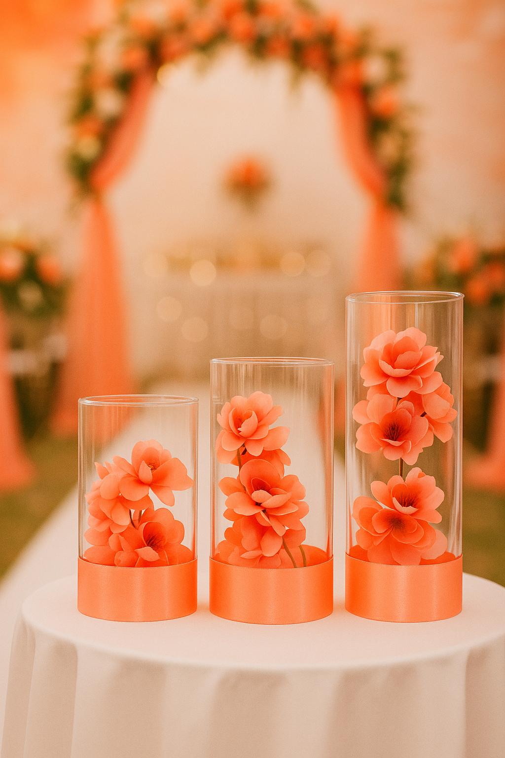 Silk Floral Centerpiece β Elegant Wedding & Home Decor, Romantic Faux Flower Arrangement for Table or Bedroom Charm, Boho wedding decor