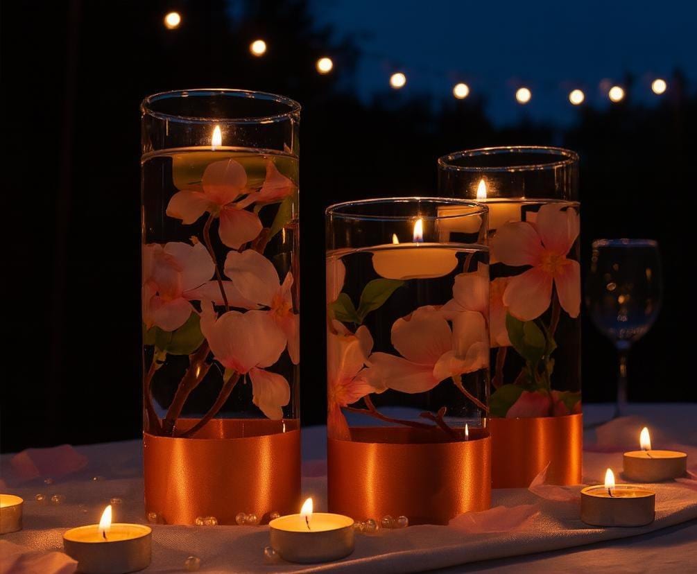 Elegant Wedding, Quinceañera Floral Arrangement, Silk Centerpiece for Bedroom & Event Decor - Wedding Floral Decor, Stunning Silk Flowers