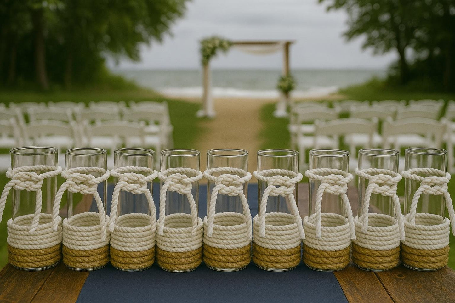 Beach wedding table centerpiece, Nautical wedding, Nautical decor Centerpieces, Beach decor, Lake house decor Home decor Wedding centerpiece