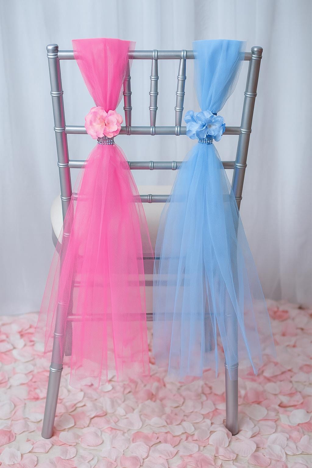 6-Baby Shower Chair Decor, Beach Chair Hanger, Luau Party Decor, Aisle Decoration, Church Wedding Decor, Baby shower, Gender reveal party