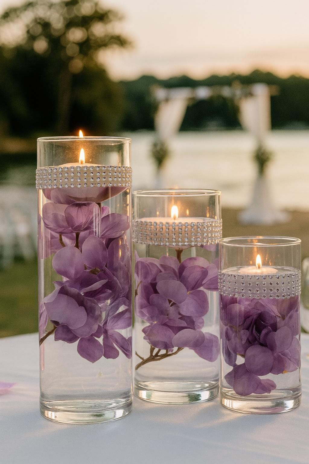 Statement Floral Wedding Decor, Elegant Silk Arrangement in Cylinder Vase, Tall Wedding Centerpiece Idea, Silk Flowers in Tall Cylinder Vase