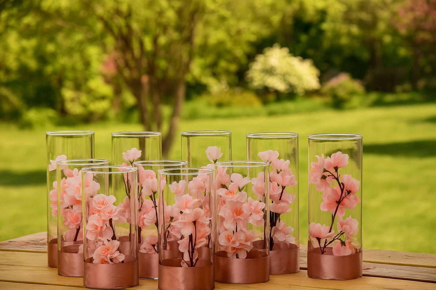 Set of 10 Wedding Floral Centerpieces, Destination Wedding Decor, Modern Wedding Table Decor, Elegant Wedding Flower Arrangement, Boho decor