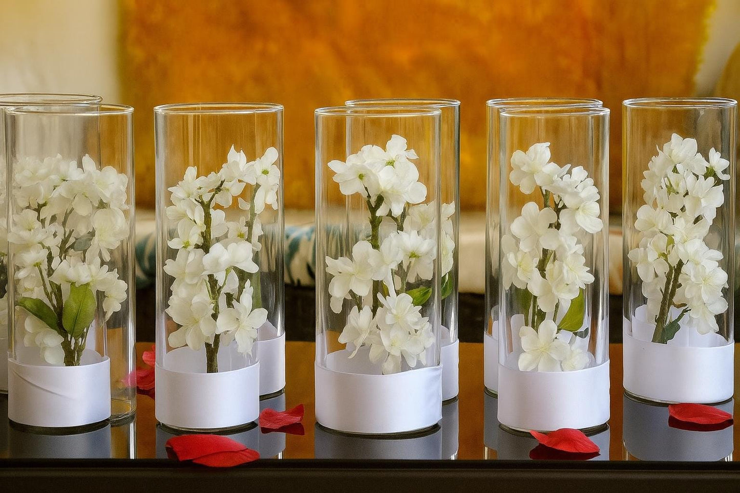 Set of 10 Wedding Floral Centerpieces, Destination Wedding Decor, Modern Wedding Table Decor, Elegant Wedding Flower Arrangement, Boho decor