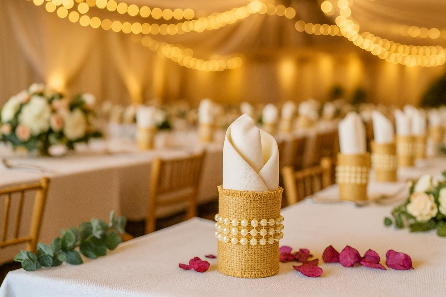 burlap napkin ring, rustic wedding decor, wedding napkin ring, farmhouse table decor, elegant napkin holder, rustic napkin ring, napkin ring