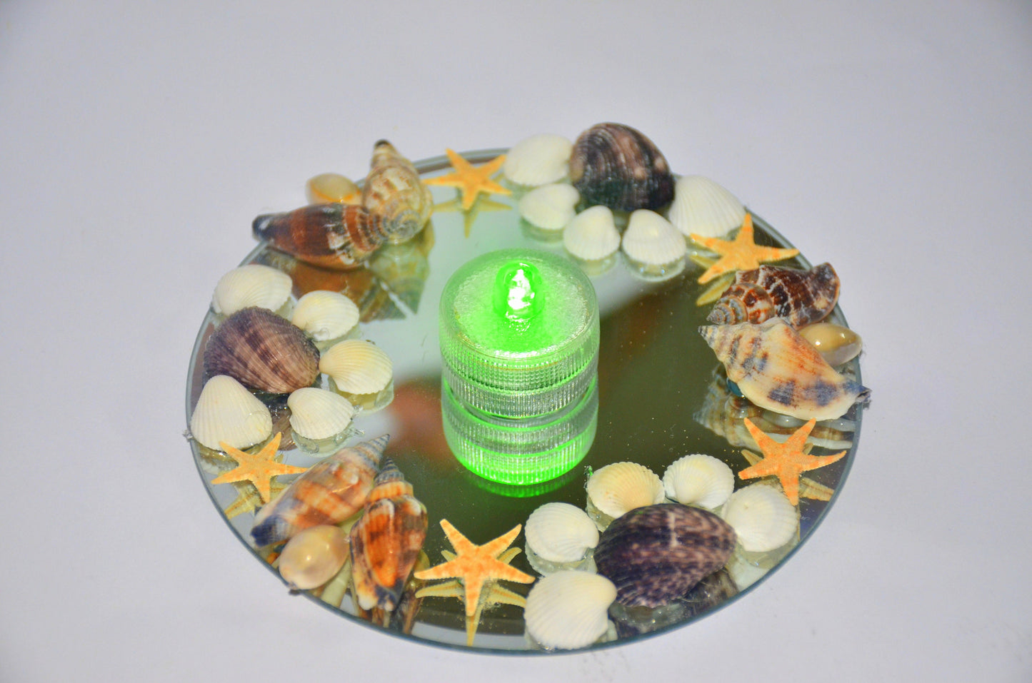 Mirror candle plate,candle stand, pillar candle plate,votive holder, Table centerpiece, bedroom decor,party decor,New year deco ,engagement