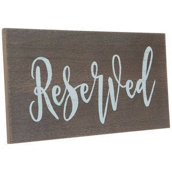 Wedding Reserved Sign,Wood Reserved Sign,Reserved wedding Sign,Wedding Signs,Wedding decor,Wedding Aisle Sign,Rustic wedding Sign,rustic