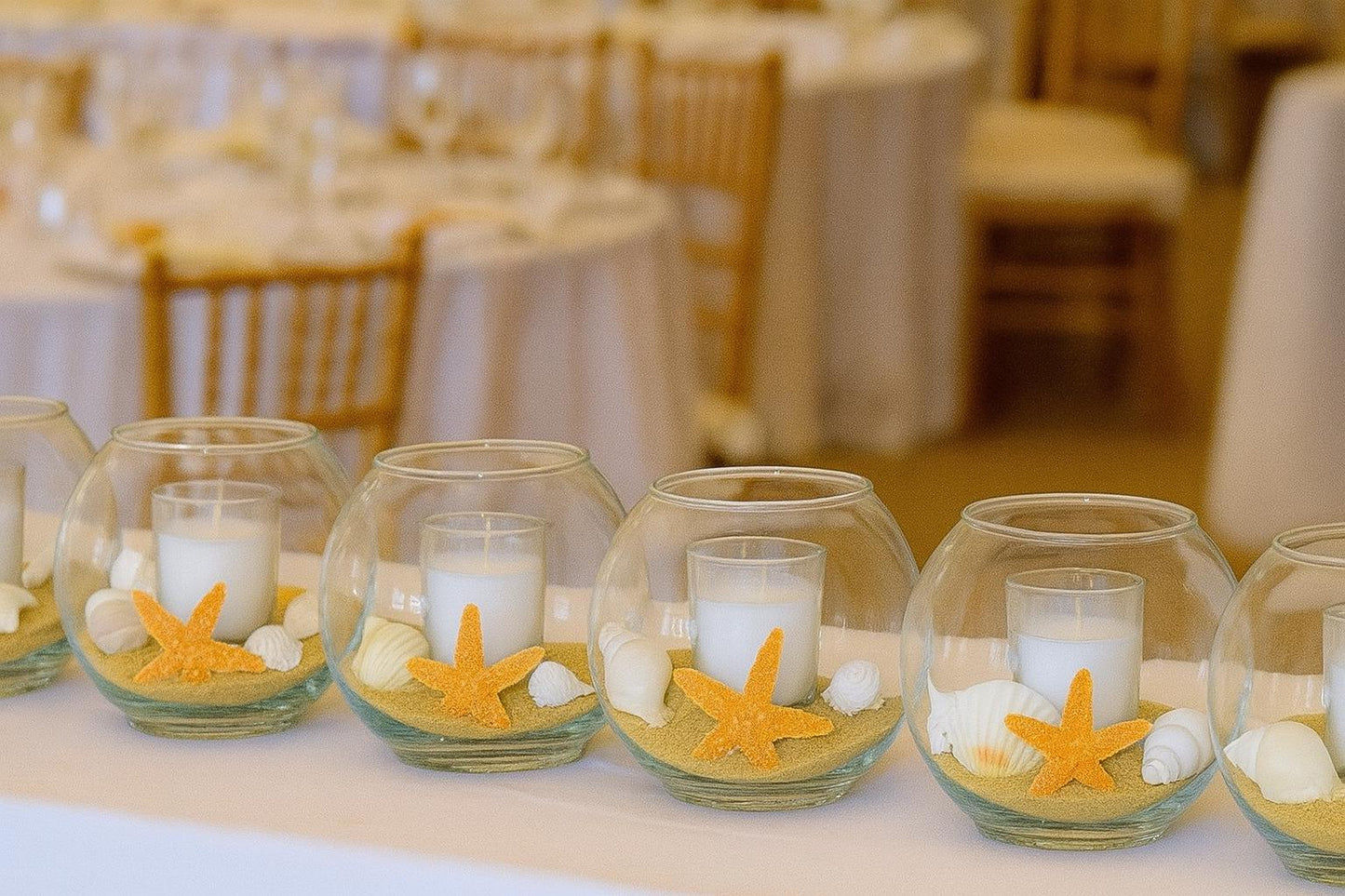 Set of 6 Wedding decor,Beach decor,wedding decoration,Summer wedding,Candle holder,Aisle decoration,Beach wedding,rustic wedding decor,decor