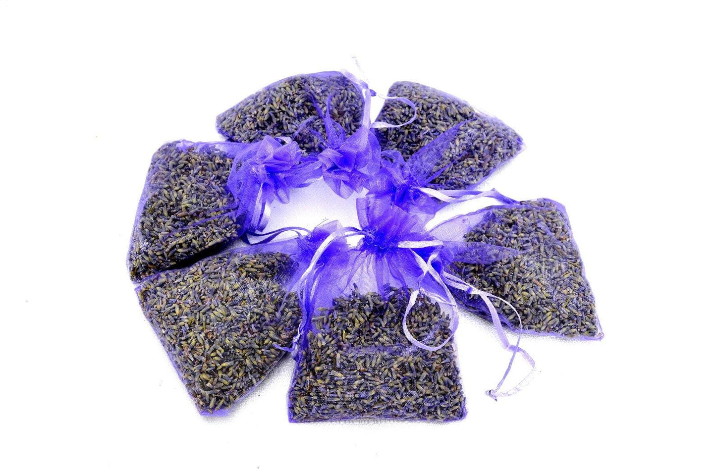 Set of 6  Lavender Toss, Potpourri, Lavender Sachets – Dried Blue Lavender Buds, Aromatherapy Pouch, Wedding Favor, wedding toss, Aroma Sachets, toss