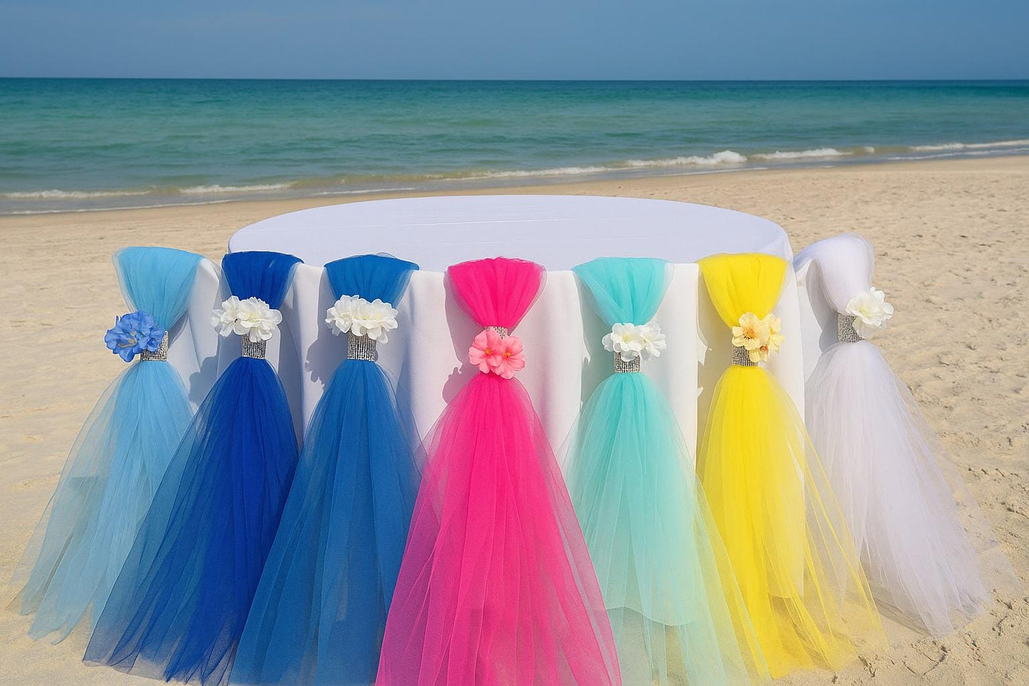 6-Baby Shower Chair Decor, Beach Chair Hanger, Luau Party Decor, Aisle Decoration, Church Wedding Decor, Baby shower, Gender reveal party