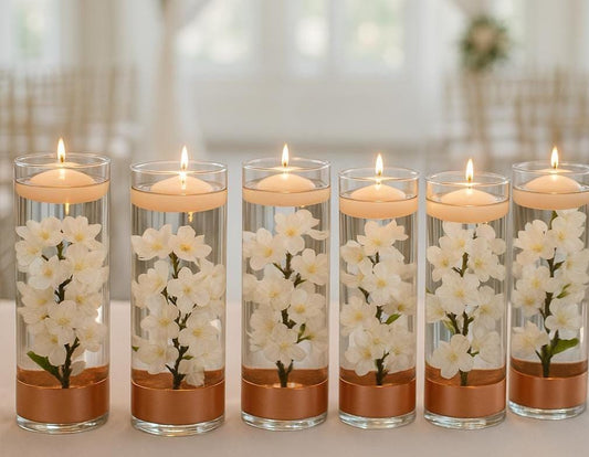 Set of 10 Wedding Floral Arrangements, Silk Wedding Centerpieces, Elegant Table Decor, Baby Shower, Reception Floral Decor, bridal shower