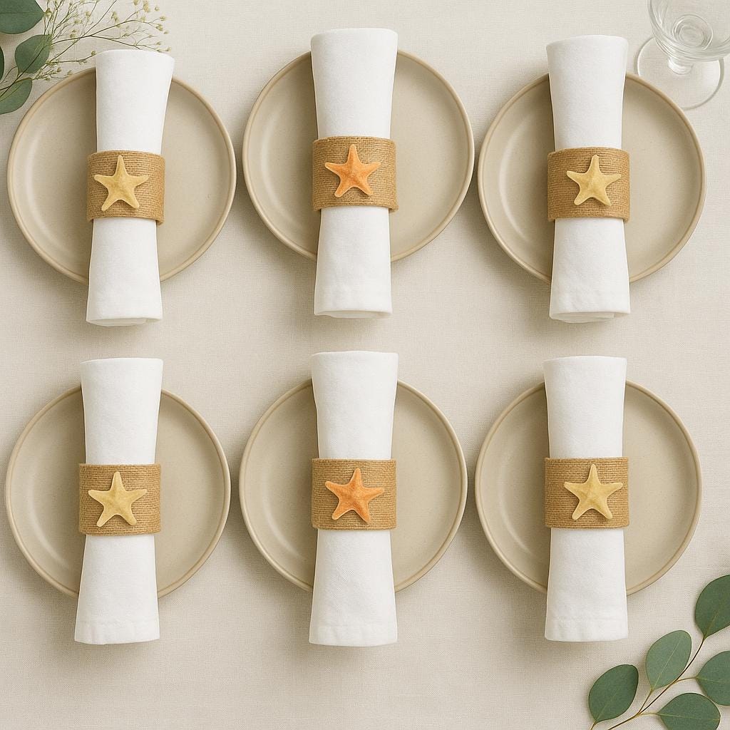 Pearl napkin Ring Set, Rustic Wedding Napkin Holder, Farmhouse Table Decor, Elegant Wedding Napkin Ring Set, Thanksgiving dinner set, Napkin