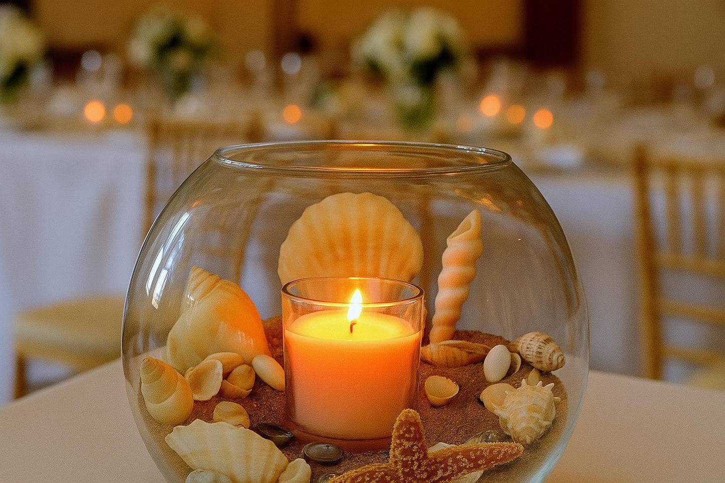 Set of 6 Wedding decor,Beach decor,wedding decoration,Summer wedding,Candle holder,Aisle decoration,Beach wedding,rustic wedding decor,decor