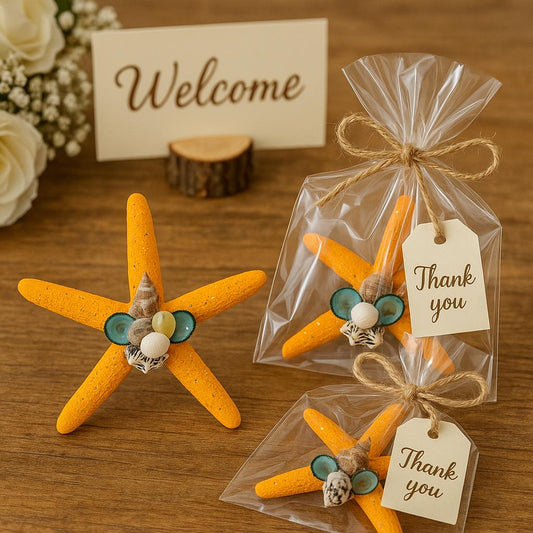 Beach Wedding Favor – Starfish Magnet, Coastal Fridge Decor, Nautical Bridal Shower Gift, Starfish Kitchen Magnet