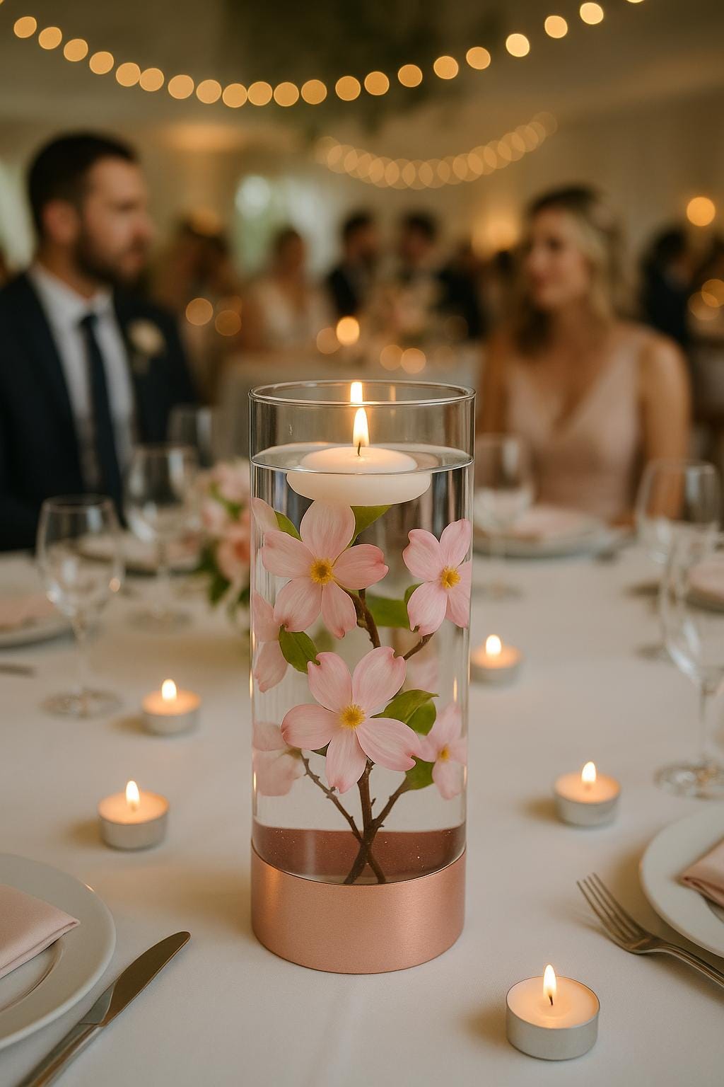 Elegant Wedding, Quinceañera Floral Arrangement, Silk Centerpiece for Bedroom & Event Decor - Wedding Floral Decor, Stunning Silk Flowers